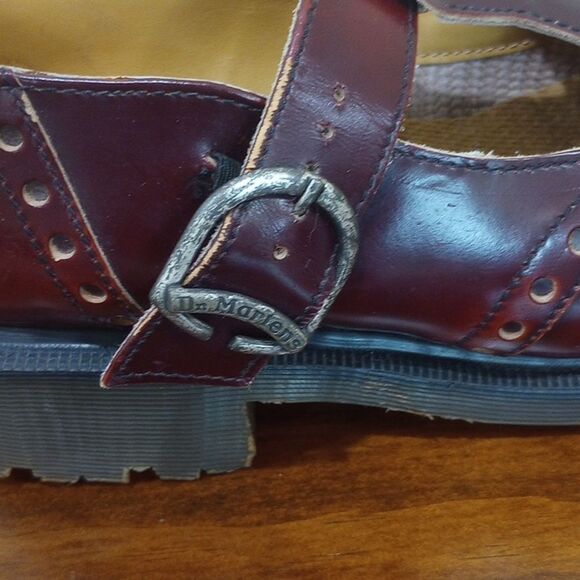 Vintage 90's Dr. Martens T Strap Mary Janes ~ Size 5 UK / 7 -7.5 US ~8306, AW004 - Picture 9 of 17